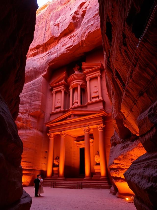 Petra, Jordan — one of the 8 Wonders visited by Alejandro